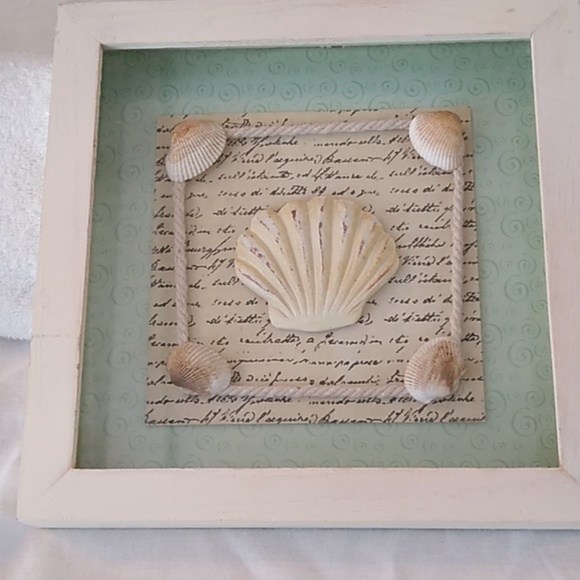 Coast Boxed with Shells Wall Art - Picture 2 of 3